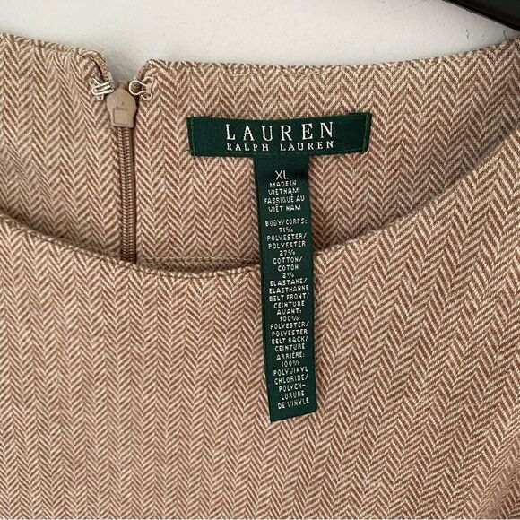 Lauren Ralph Lauren French Terry Sleeveless High Neck A Line Dress size XL - Picture 2 of 4